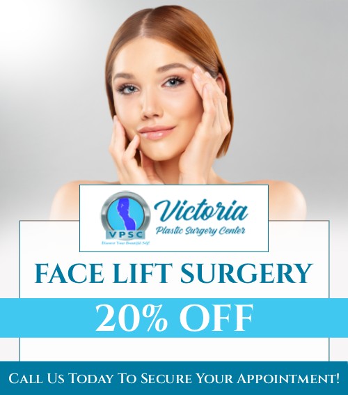 As we age, we start noticing some visible signs of aging such as sagging skin, and less elasticity and volume in our skin. At Victoria Plastic Surgery, Dr. Suh can help you achieve the young and vivacious look that you want. Get back to looking like you with our Facelift surgery option. For more information, please contact us or book an appointment online. We are conveniently located at 8503 Arlington Blvd #130 Fairfax, VA 22031.
