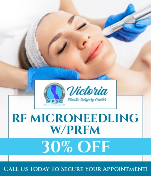Victoria Plastic Surgery offers microneedling treatments with radiofrequency which treats several skin conditions including acne scars, early signs of aging, fine lines and sagging, and hyperhidrosis. To get the ultimate results for microneedling, meet our board-certified plastic surgeon Dr. Suh today. Contact us for more information or request an appointment online. We are located at 8503 Arlington Blvd #130, Fairfax VA, 22031.