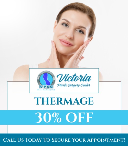 Thermage is a non-invasive cosmetic procedure that uses radiofrequency technology to tighten and firm the skin. Some potential benefits of thermage skin tightening include collagen stimulation, wrinkle reduction, contouring, minimal downtime, long-lasting results, and non-surgical alternatives. Dr. Suh offers Thermage skin tightening treatment at Victoria Plastic Surgery Center. For more information, contact us or simply request an appointment online. We are conveniently located at  8503 Arlington Blvd #130 Fairfax, VA 22031.